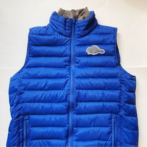 roots down vest